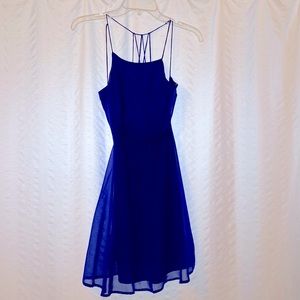 Windsor Contempo Casual fully lined royal blue dress